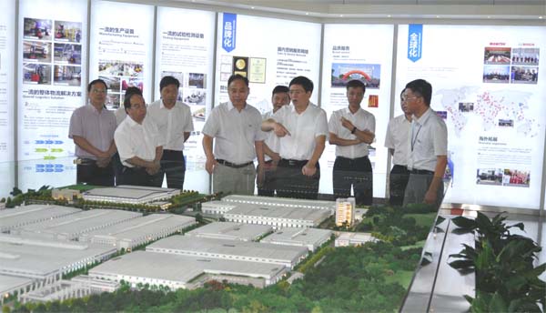 浙江省委常委、組織部長黃建發(fā)赴杭叉集團調研